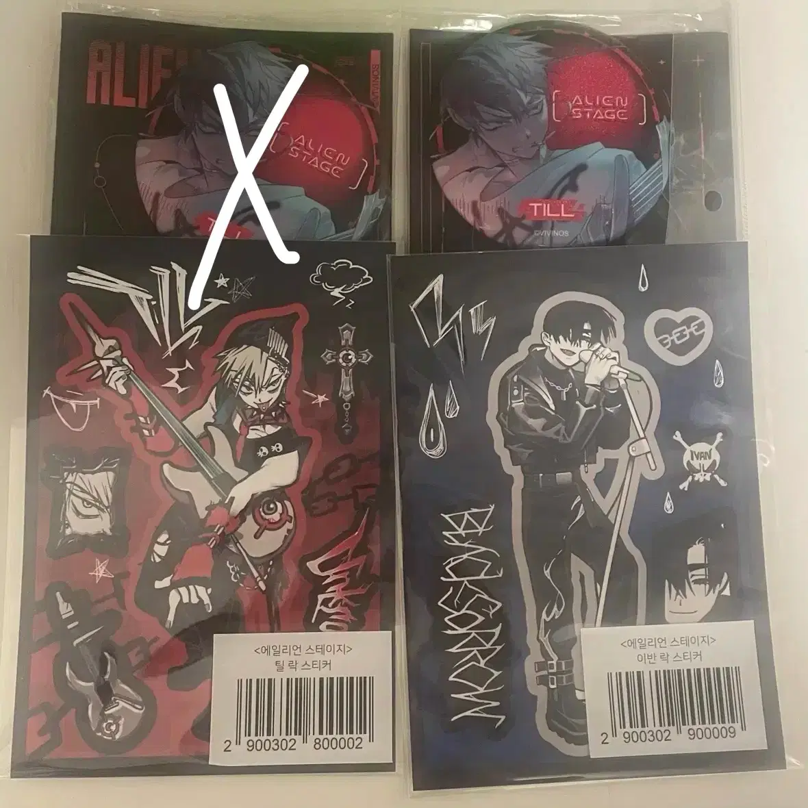 Bulk Alien Stage A-Stage Til Ivan Rock sticker stage can badge