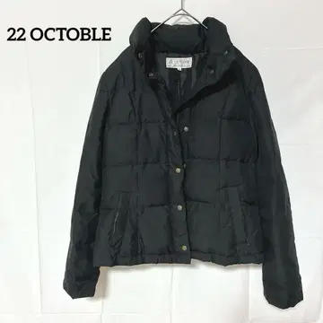 22 OCTOBRE 다운 자켓 M 블랙 여성용