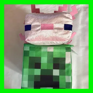 마인크래프트 크리퍼 수납 BOX 우파루파 봉제 인형 세트