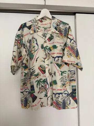 vintage 알로하 셔츠 해금 오픈 카라