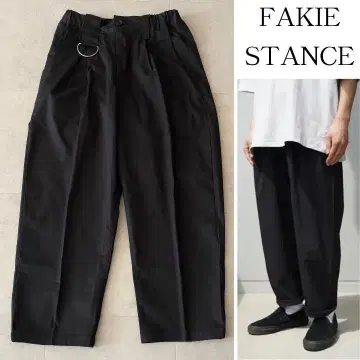 미사용급 페이키 스탠스 D-50 Chino M 블랙 턱 스트레치