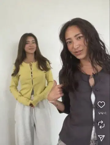 ALEXIASTAM 리본 가디건 새상품