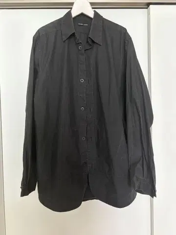 FRANK LEDER 벤타일 블랙 긴팔 셔츠