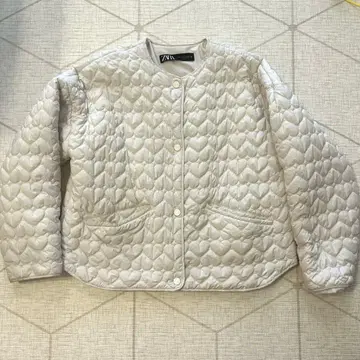 ZARA 하트 퀼팅 자켓