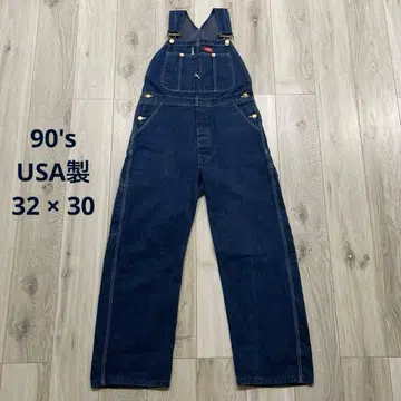 90s USA제 디키즈 데님 오버롤 작업복 Dickies