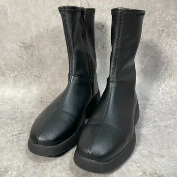 [새상품급] UNIQLO:C 유니클로 씨 스트레치 부츠 23cm 블랙