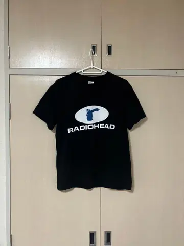 RADIOHEAD 로고 T셔츠 블랙