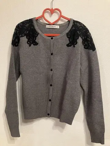 M-premier BLACK 가디건 36 사이즈 그레이