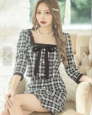 jewels 체크2P 드레스