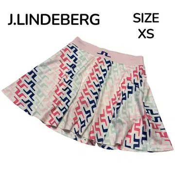 J.LINDEBERG 올 패턴 여성용 골프 스커트 멀티 컬러 XS