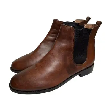 최종 가격 인하! 마가렛호웰 아이디어 사이드 고어 부츠 브라운 23.5