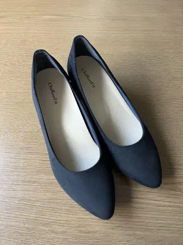 펌프스 힐 블랙 검정