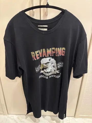 REVPAMPING 그래픽 T셔츠 사이즈 F 블랙