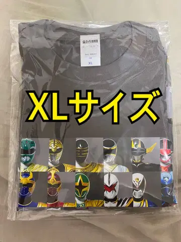 XL 사이즈 전 슈퍼히어로전대 T셔츠 추가전사 실버
