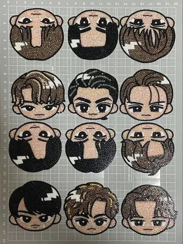 스노우 칠 데코 부품 양면
