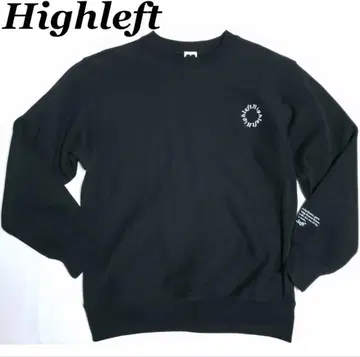 HIGHLEFT 맨투맨 소매 프린트