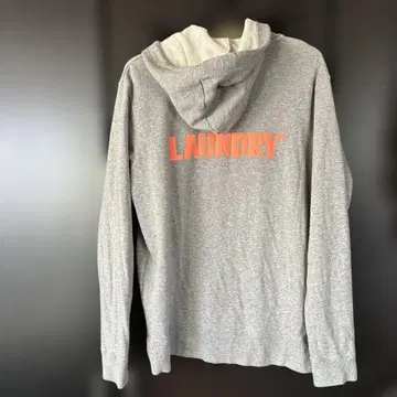 LAUNDRY 후드 부착 후드티 그레이