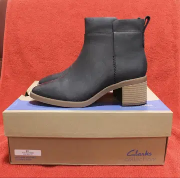 Clarks Lileigh Charm 블랙 앵클부츠 39 24.5cm