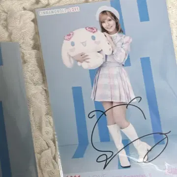 =LOVE 모로하시 사나 시나모롤 콜라보 브로마이드 히키 직필