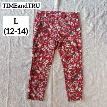 TIME and TRU [ L(12-14) ] 꽃무늬 하의 레깅스