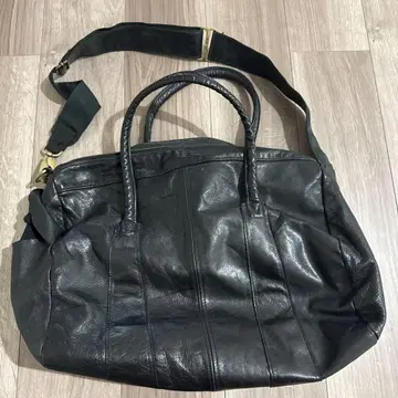 jas M.B. 보스턴 백 블랙 숄더 포함