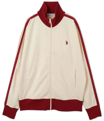 폴로 플레이어 자수 집업 자켓