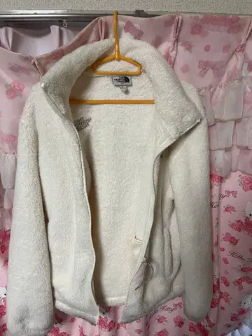 THE NORTH FACE 플리스 자켓 화이트 M 사이즈