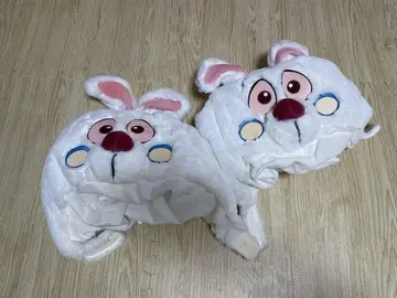 디즈니 팬캡 2개 세트 복슬복슬 모자 겨울
