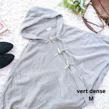 vert dense 판초 ( M ) 그레이/돌먼 슬리브/면 혼방
