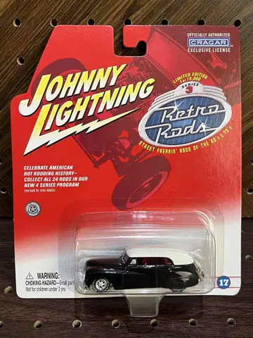 Johnny Lightning Retro Rods 미니카 블랙/화이트