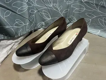 긴자 카네마츠 하이힐 23.5cm 브라운