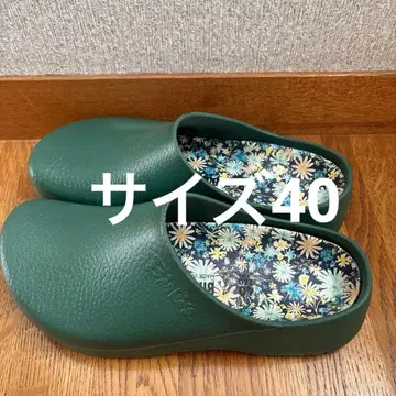 Birkenstock 그린 클로그 샌들 40 사이즈