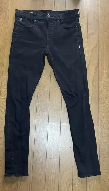 G-Star RAW 블랙 슬림핏 데님 3d