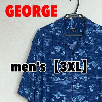A361 [GEORGE] 반팔 셔츠 [3XL]
