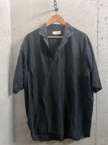 새상품급 marka 린넨큐프라 스키퍼 셔츠 3 그레이