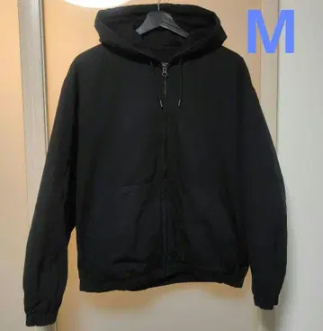 UNIQLO 유니클로U 후디드 집업 블루종 M 블랙