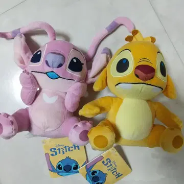 새상품 디즈니 스티치 사촌 봉제 인형 엔젤 루벤