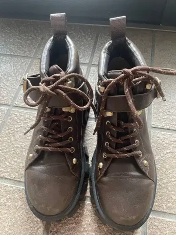 MOUSSY 레이스업 트레킹 부츠