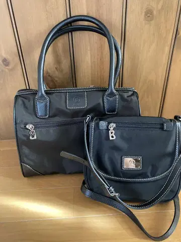[ 새상품 ] BOGNER 버건디 토트백 숄더백 포함