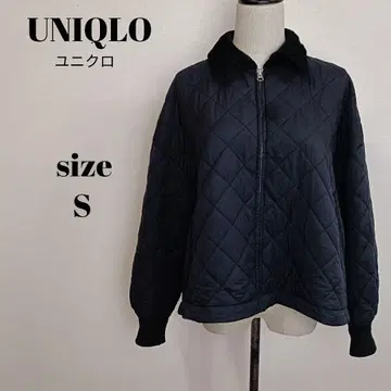 [ a1985 ] UNIQLO 퍼프 테크 블루종 S 퀼팅 블랙