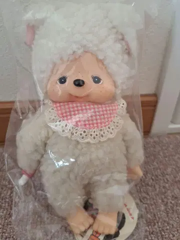 몽치치 양 참 봉제 인형 레트로 초레어