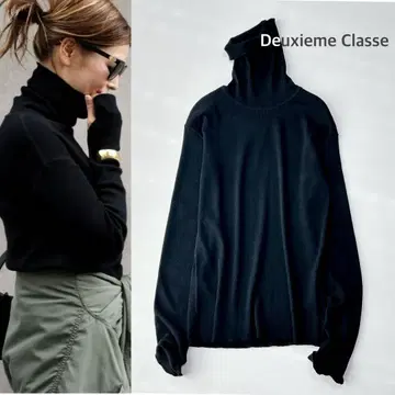 Deuxieme Classe *rib 터틀 리브 니트 풀오버