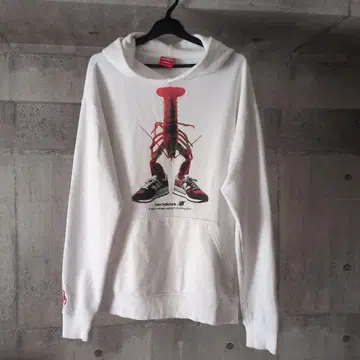 new balance 랍스터 그래픽 후드티 XS