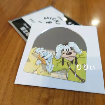 디즈니 아크릴 거울 스티커 컬렉션 도날드&구피
