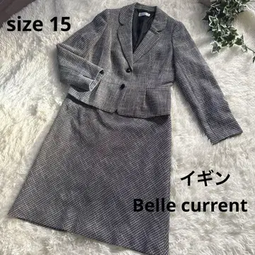 새상품급 빅 사이즈 15호 이긴 포멀 트위드 수트 벨커렌트