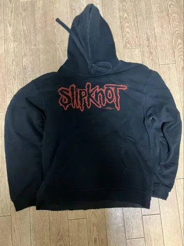 slipknot 밴드 후드티 블랙