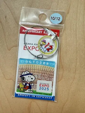스누피 EXPO 2025 키링 만박 대지붕 반지