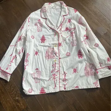 vintage 파자마 셔츠