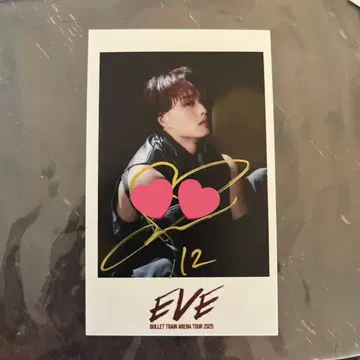 초특급 EVE 마사히로 미니 사진 사인