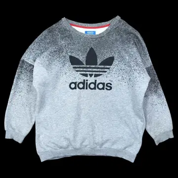 아디다스 x 리타오라 빅 로고 맨투맨 그레이 L 사이즈